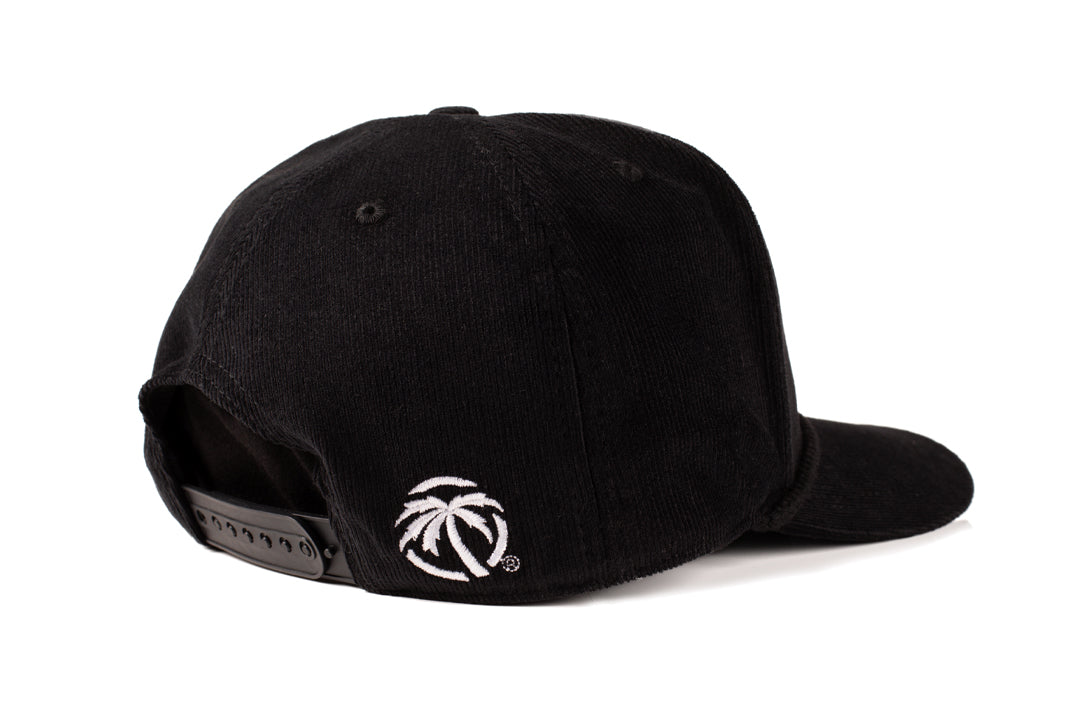 Back view of the Heat Wave Visual X Chevrolet Heart Beat of America Black Corduroy Hat.