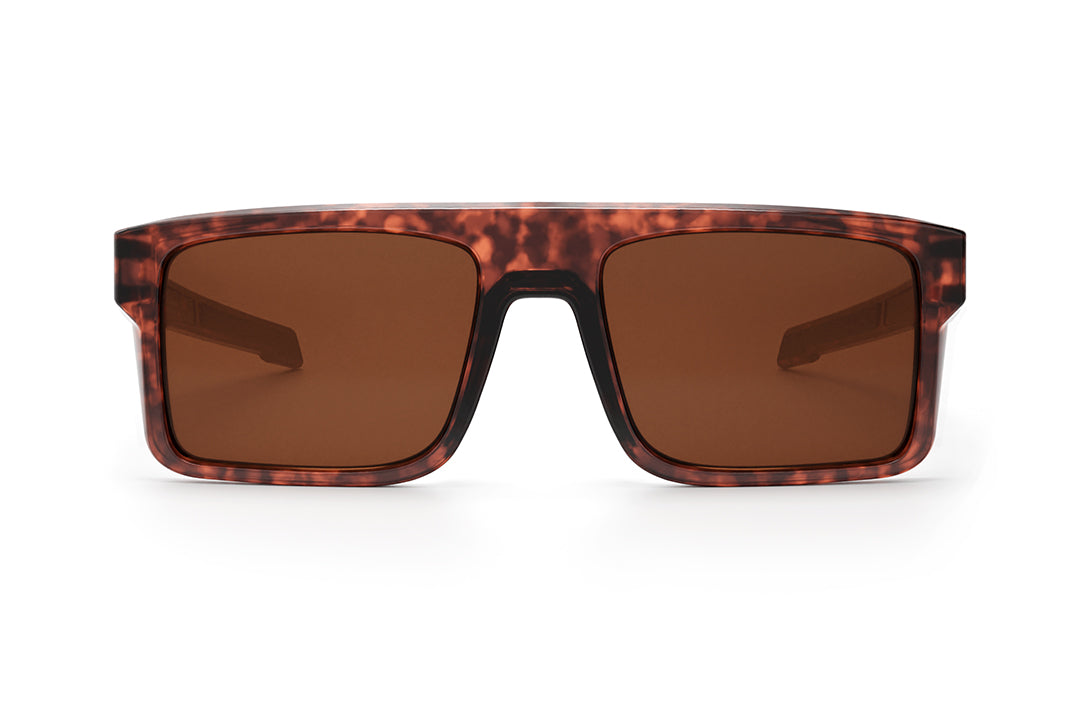 Front view of the Performance Rayth Sunglasses: Tortoise Z87+ on a white background.