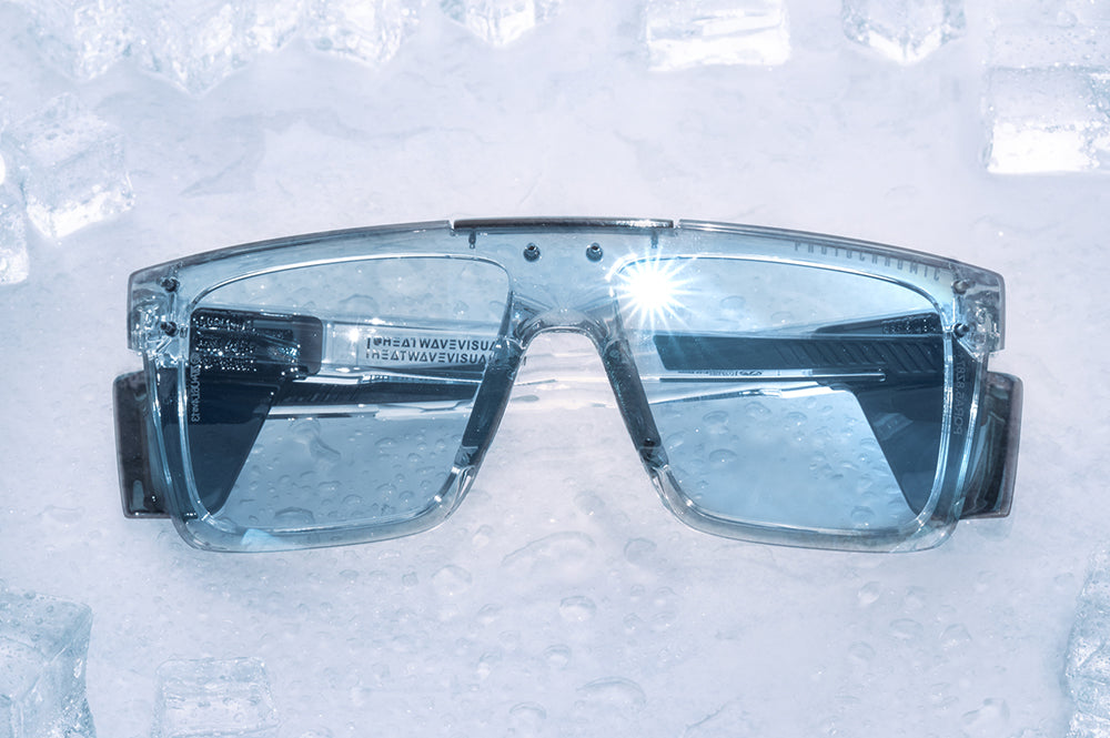 Surround by ice is the Heat Wave Visual Arctic Photochromic Performance Quatro sunglasses.