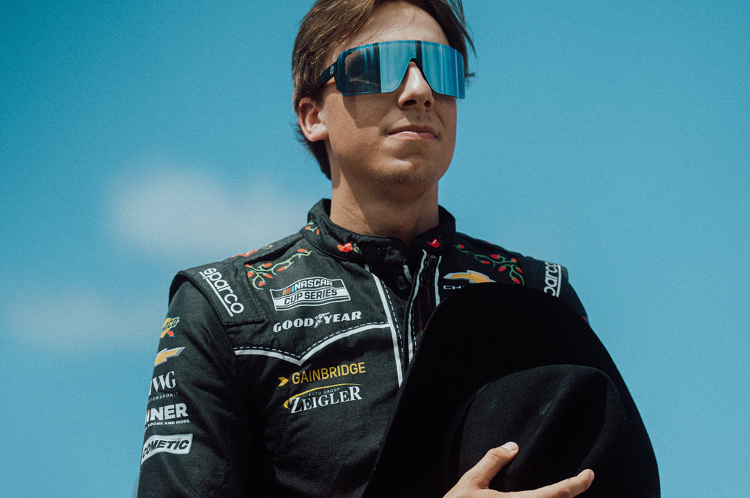 Man wearing the Skynet Sunglasses: Galaxy Z87+