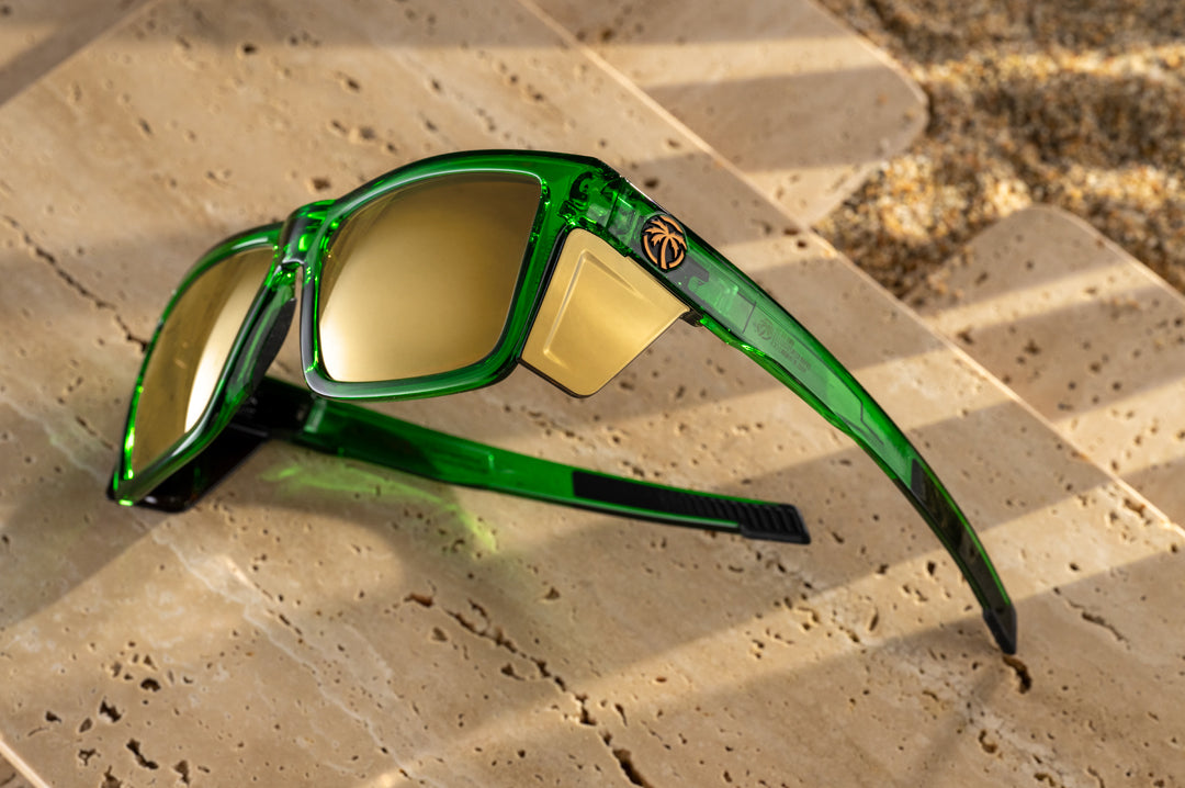 The Performance XL VISE Sunglasses Frame: Cycad Green Z87+ on concrete