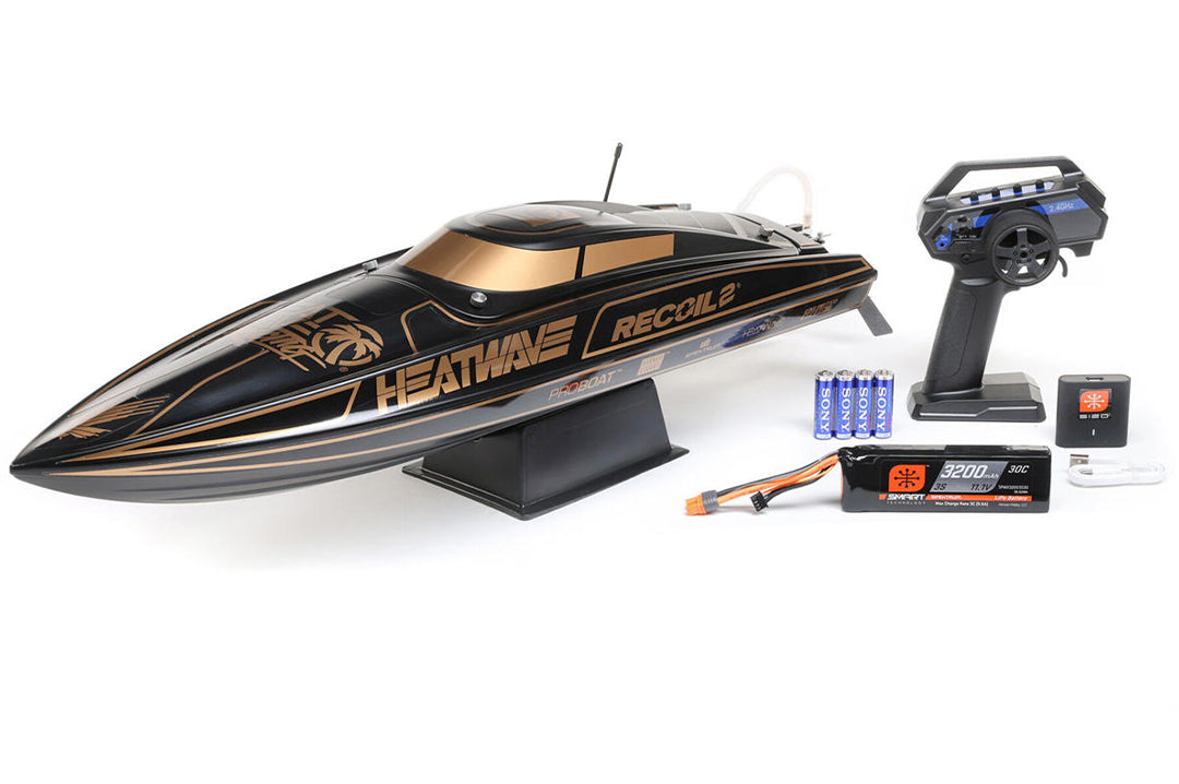 Heat Wave X Horizon Hobby Recoil 2 Remote Controlled Boat - 26 Inch