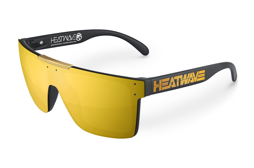 Quatro Sunglasses: Gold Billboard Customs