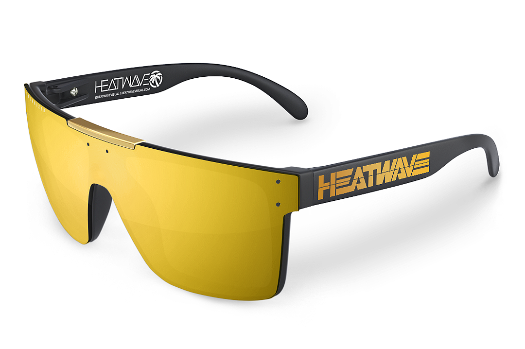 Quatro Sunglasses: Gold Billboard Customs