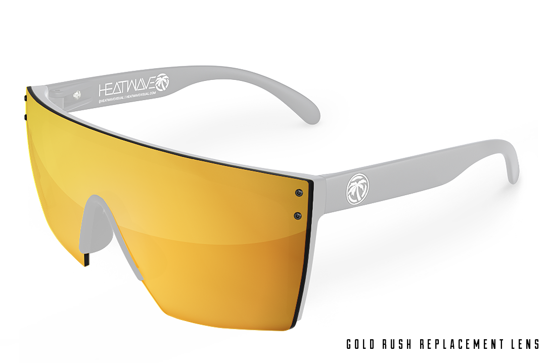 Heat Wave Visual Lazer Face gold lens
