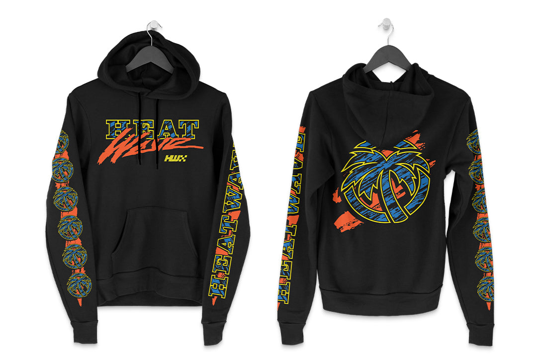 Heat Wave Visual Black Magic Sweatshirt in Black.