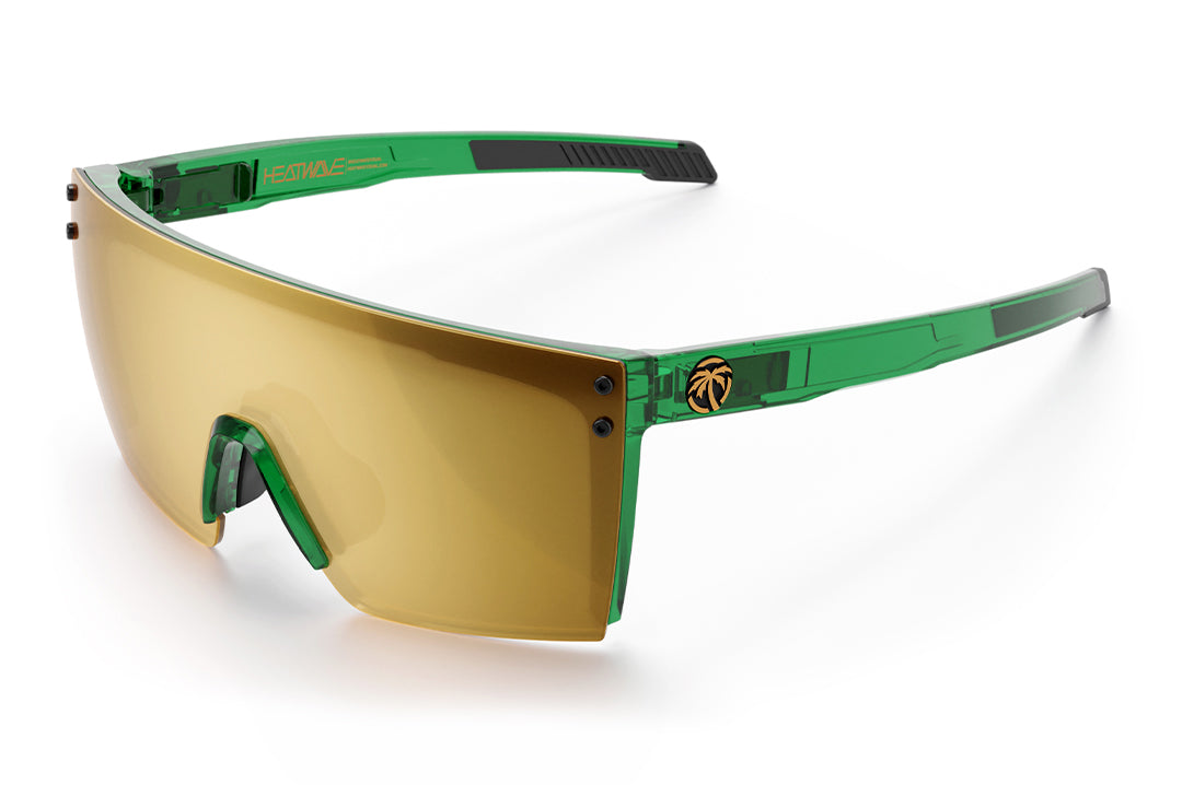 Performance Lazer Face Sunglasses: Cycad Green Z87+