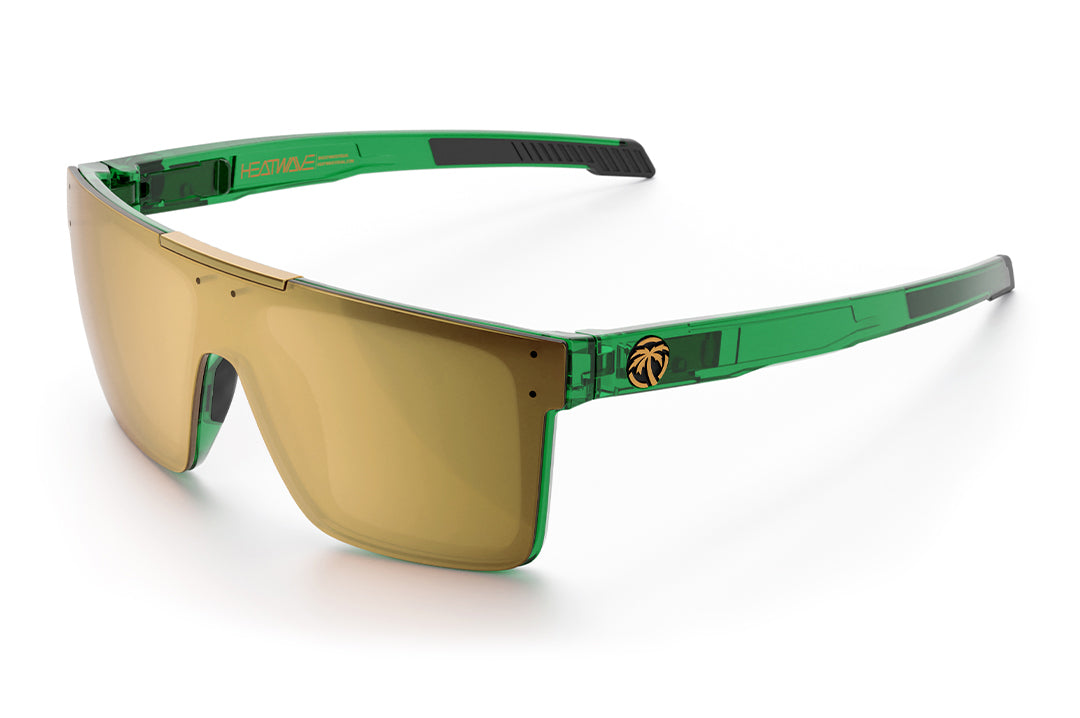 Performance Quatro Sunglasses: Cycad Green Z87+
