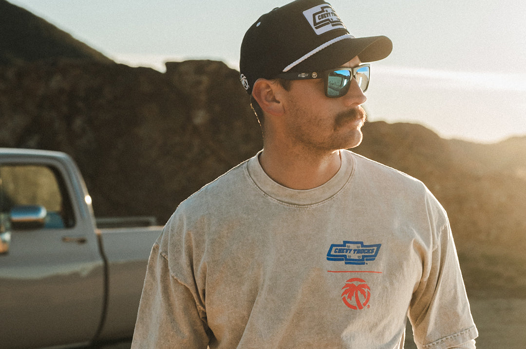 Heat Wave Chevy Trucks by ChevroletⓇ Hat - Navy