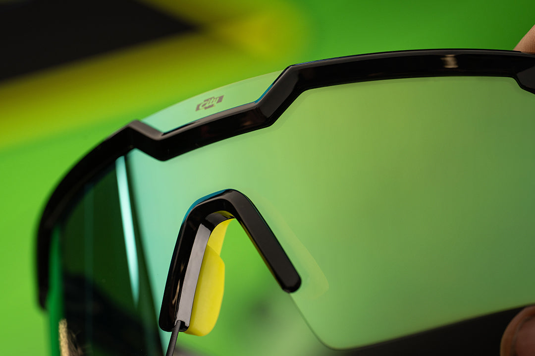 Close up of the City of Chevrolet X HWV Future Tech Sunglasses 