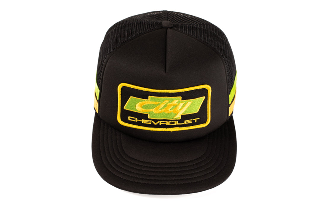 Top of the City of Chevrolet x HWV Hat.