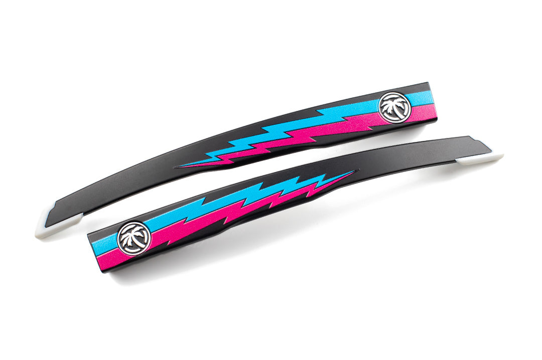 Heat Wave Visual Future Tech and Vector Replacement Arms with phase blue print.