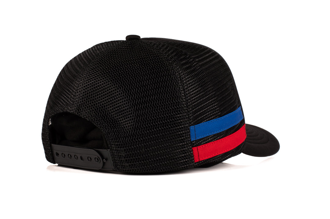 Back view of the Heat Wave Visual Icon RWB Foam Hat.