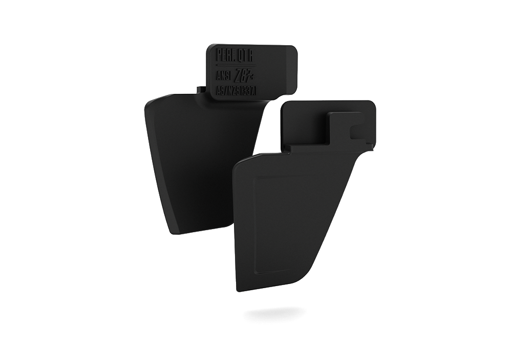 Performance Lazer Face and XL Lazer Face Side Shield Z87+ Matte BLACK