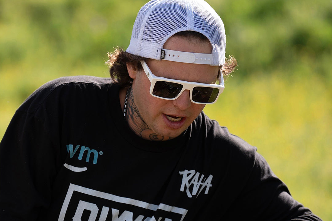 Colby Raha wearing The Performance Rayth Sunglasses: Colby Raha 2.0 