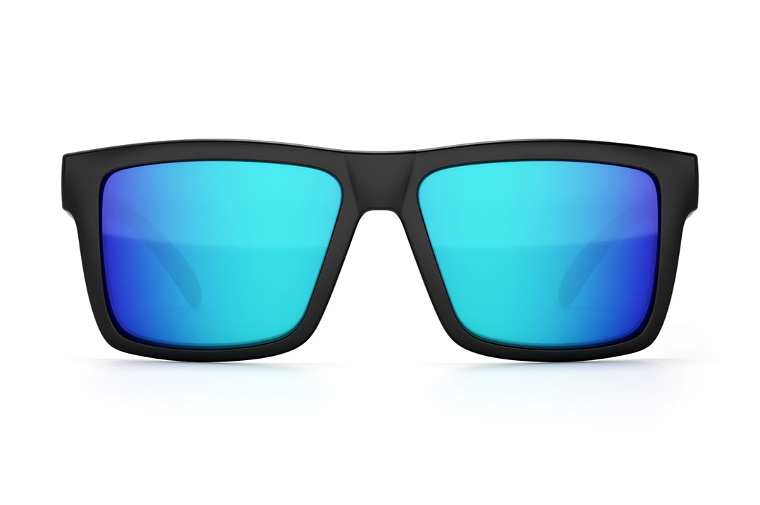 Heat Wave Visual Vise Sunglasses with black frame, Chevy Truck print arms and Galaxy lens.
