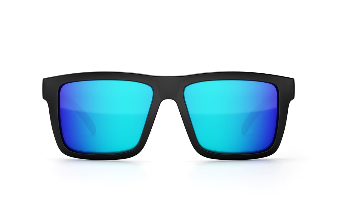Heat Wave Visual XL Vise Sunglasses with black frame, Chevy Truck print arms and Galaxy lens.