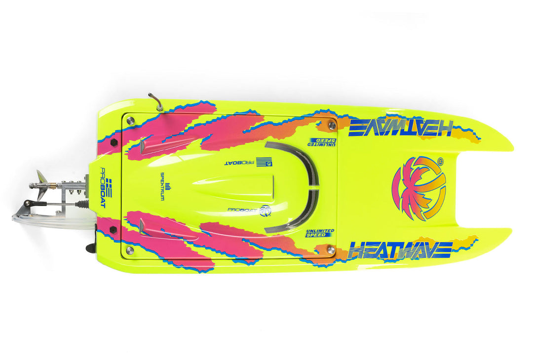 Heat Wave X Horizon Hobby Blackjack Catamaran Remote Controlled Boat - 24 Inch