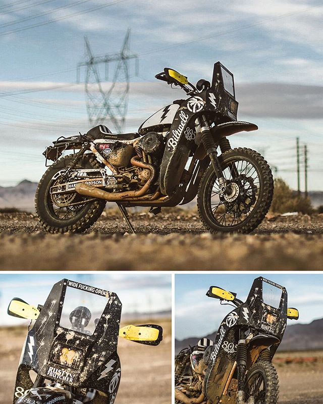 Rusty Butcher's race motorcycle. 